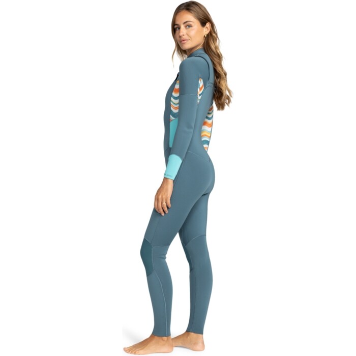 2024 Roxy Mujer Swell Series 5/4/3mm Chest Zip Neopreno ERJW103128 - Starglazer